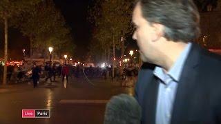 Matt Frei's live report as crowds run in panic