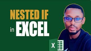 How to use nested if function in excel