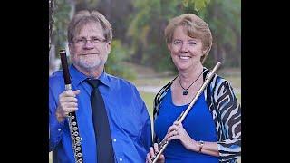 Telemann Canonic Sonata In D Major, 1st Movt., Bill and Beth Larsen, Flutes