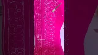 kutchhi hand embroidery design tracing on clothes #ratnal #fashion #trending #song #music #shorts