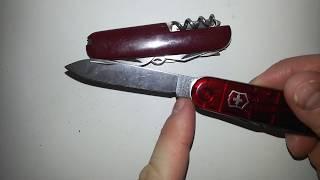 Victorinox против китайской подделки Victorinox vs china knife