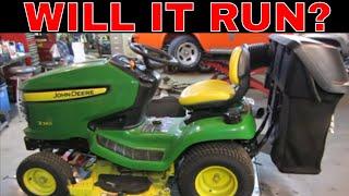 Will It Run? abandoned John Deere x360 from a Yard Sale,