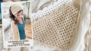 Caribbean Boho Bandana Crochet Pattern