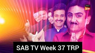 SAB TV Week 37 TRP - Sony Sab Week 37 Main TRP