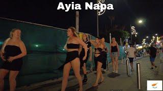 AYIA NAPA CYPRUS Nightlife Walk Tour 2023