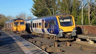 195008 & 66753 “EMD Robert’s Road” crossover 11:37 Lea Road 3/1/2025