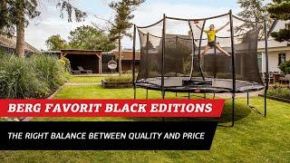 BERG Favorit trampoline Black Editions | Spezifikationen