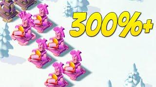 What 300% resource reward looks like in Boom Beach