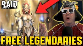 3 FREE f2p LEGENDRIES - RAID: Shadow Legends