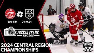 2024 CENTRAL REGIONAL U18 AAA HOCKEY CHAMPIONSHIPS: SOO GREYHOUNDS vs VAUGHAN KINGS