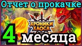 Хроники Хаоса прокачка за 4 месяца на новом сервере, пачка с Данте, отчет о прокачке