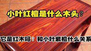 小叶红檀是什么木头？它是红木吗？和小叶紫檀有什么关系？看完就知道了