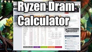 Ryzen Dram Calculator