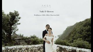 Yuki & Bowen Wedding Ceremony & Reception at Alila Villas Uluwatu 4K