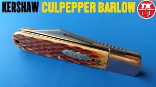 Kershaw Culpepper Barlow Brown Jigged Bone Pocket Knife 4383BJB