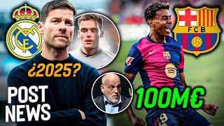 El BARÇA RECIBE 100M€ | REAL MADRID 2025: XABI ALONSO y WIRTZ | TEBAS: "FLORENTINO me quiere ECHAR"