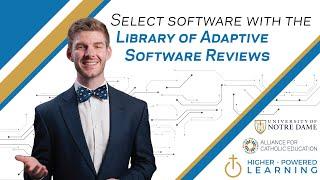 Select Software with the Library of Adaptive Software Reviews | Higher-Powered Learning