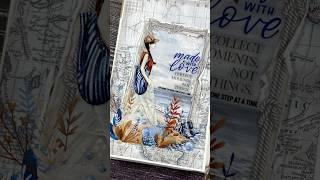 Challenge: only paper and tape art journaling using minimal supplies