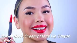 BITE BEAUTY POWER MOVE CREAMY MATTE LIP CRAYON | TRY ON / SWATCHES