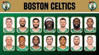 Boston CELTICS New Roster 2024 - Player Lineup Profile Update as of March 28, 2024