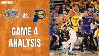 Pacers Put The Knicks On The Brink Of Elimination With Game 4 Win | New York Knicks