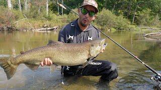 Técnica Nueva!!! Gran Pesca De Salmones Salvajes