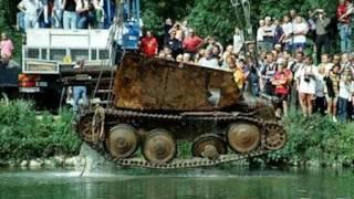 Grille "H" German Self-Propelled Gun Found in Lake - Tank Recovery #ww2 #tank #panzer #recovery