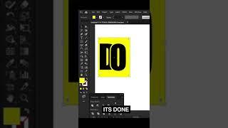 How to create overlapping text effect in illustrator #tipsandtricks #illustratortutorial #tutorial
