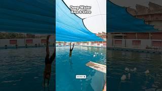 Run & Dive in Deep Water  #swimming #swimmingtips #howtoswim