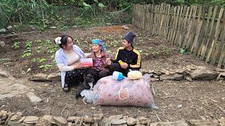 The orphan boy and his grandmother grow vegetables, receive gifts, warm blankets and cough medicine