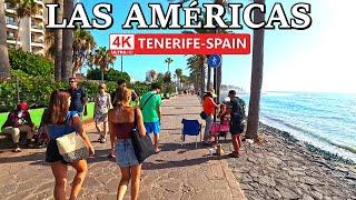 TENERIFE - PLAYA DE LAS AMÉRICAS | What is the atmosphere in this place? ️ 4K Walk ● August 2024