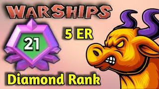 Warships Reaching Diamond Tier With 5 ERs - Season 14 -