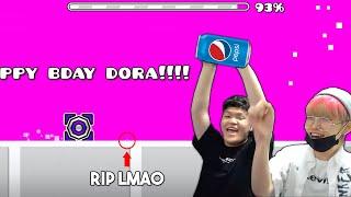 DON'T CELEBRATE EARLY LOL | BIRTHDAY STREAM Highlights (w/ Mr Topi) | Geometry Dash