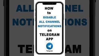 #howto #disable All #telegramchannel #notifications