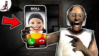 Squid Game Doll call Granny ► funny horror cartoon