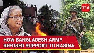 Sheikh Hasina's Tense Meeting With Bangladesh Army Chief: Sensational Details Out For The First Time