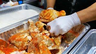 American Food - The BEST FRIED CHICKEN AND WAFFLES in New York City! Amy Ruth's Harlem NYC