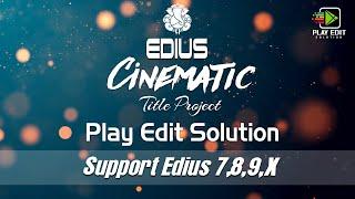 EDIUS CINEMATIC WEDDING TITLE PROJECT PRICE Rs.10 ₹ | EDIUS TITLE PROJEC | PLAY EDIT GURUJI