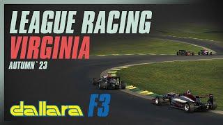 F3 Virginia | Jackknife Racing League | R6 | Autumn 23 | Nesterowicz Racing | iRacing