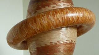 Woodturning A Big 30 000 segments Vase For 30k Subscribers