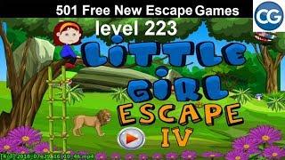 [Walkthrough] 501 Free New Escape Games level 223 - Little girl escape IV - Complete Game