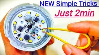 how to repair led bulb with simple process      