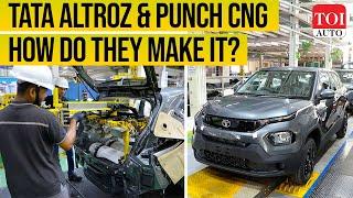 How Tata makes CNG cars in Pune: Plant visit and production process | TOI Auto