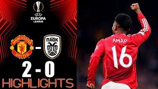 Amad Diallo Goal | Manchester United vs PAOK 2-0 Highlights | UEFA Europa League 2024-25