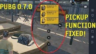 How To Fix Pickup Function In Tencent Emulator for PUBG 0.7.0