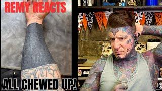 Remy Reacts to Blackout tattoo problems  #ink #tattoos #tattoo