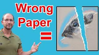 Good Pastel Paper is CRITICAL - DON'T make this mistake - CANSON!