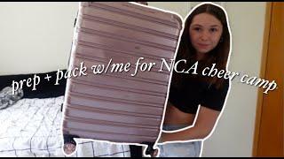 pack + prep w/me for NCA cheer camp
