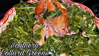 SOUTHERN COLLARD GREENS RECIPE | HOW TO MAKE COLLARD GREENS | HOLIDAY RECIPES