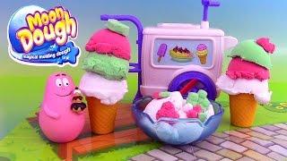 Pâte à modeler Le Glacier Moon Dough Ice Cream Playset Glaces